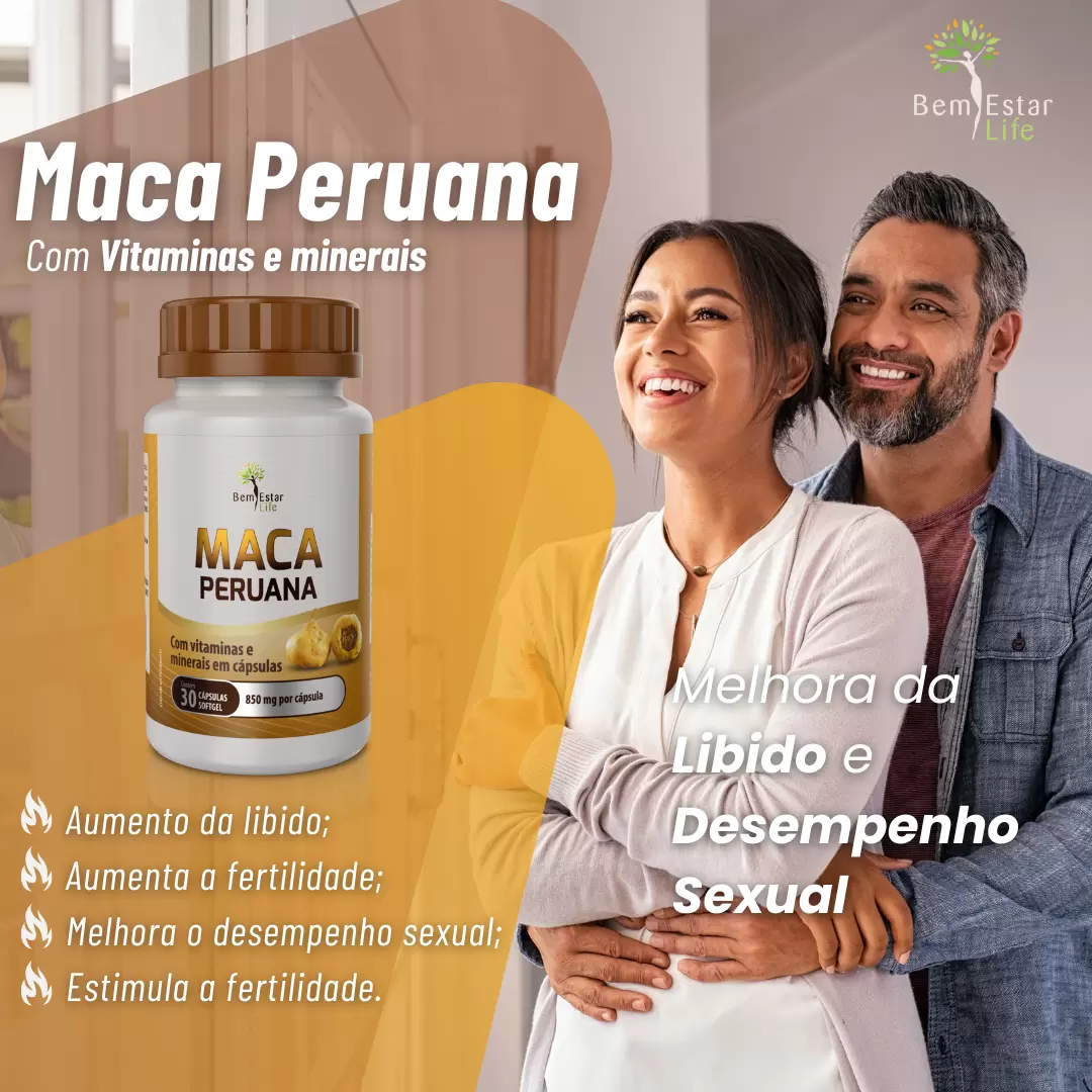 MACA PERUANA PARA AUXILIAR NA LÍBIDO 