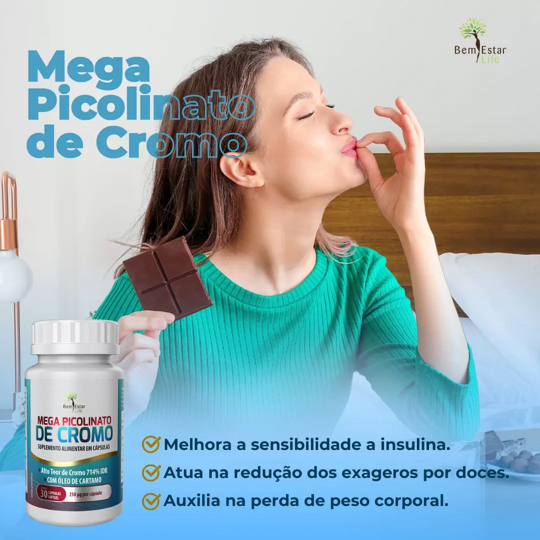 Novo Mega Picolinato de Cromo