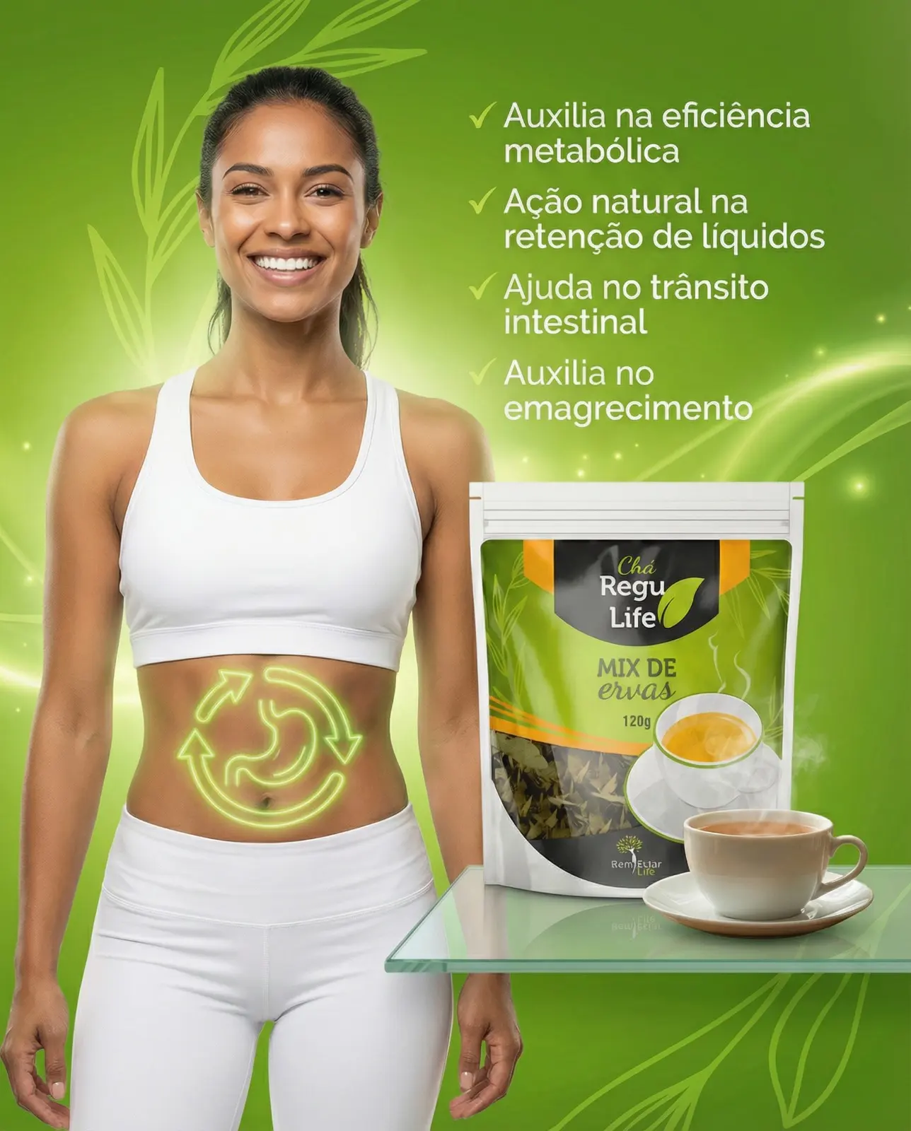 CHÁ REGU LIFE 120 GRAMAS