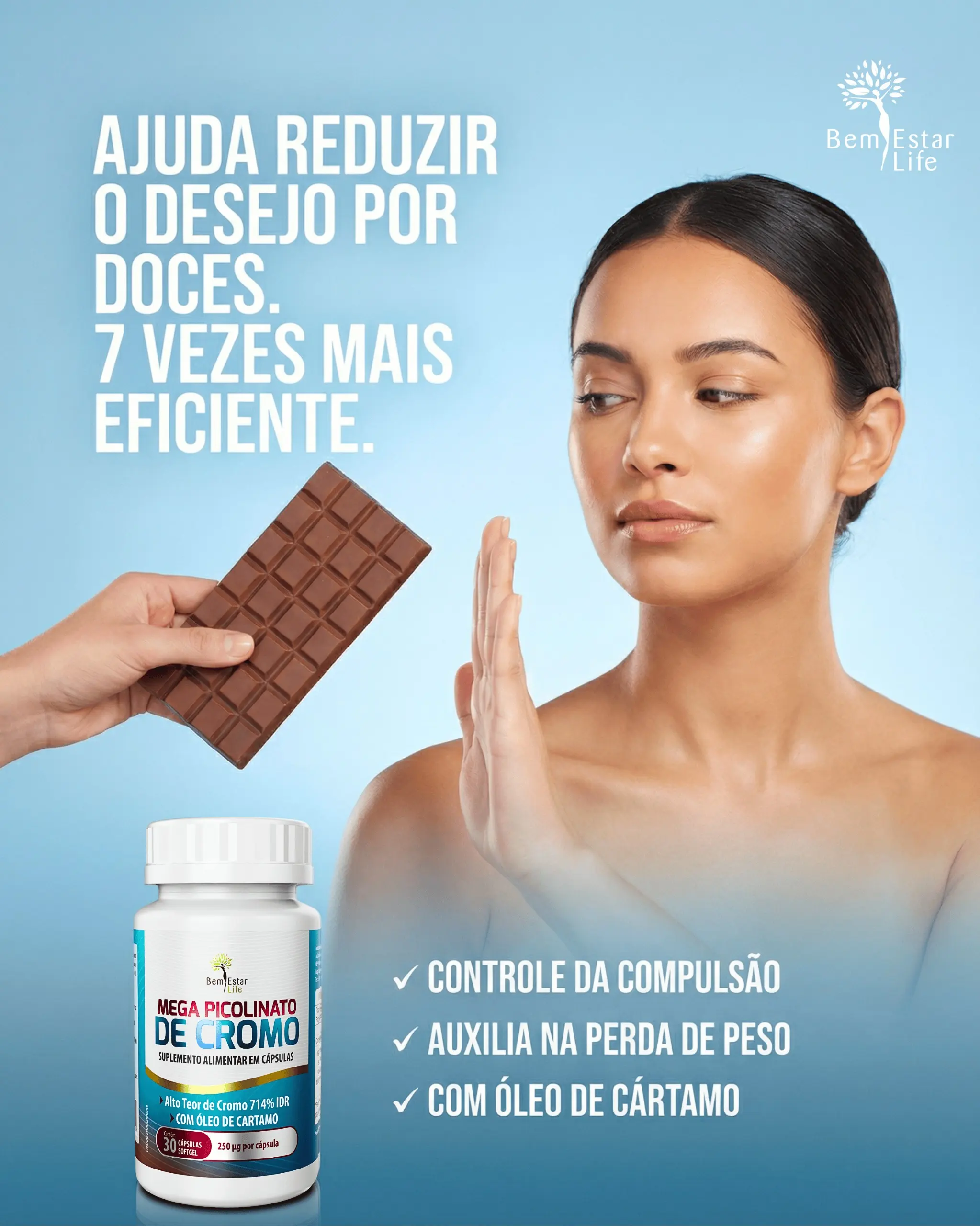 Novo Mega Picolinato de Cromo