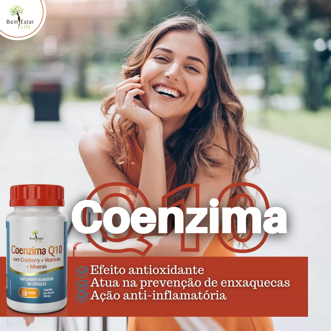 COENZIMA Q10 COM CRANBERRY - 30 CAPSULAS