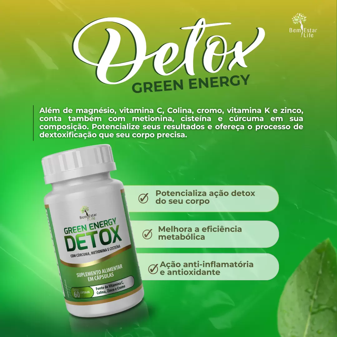 GREEN ENERGY - DETOX  60 CAPSULAS 