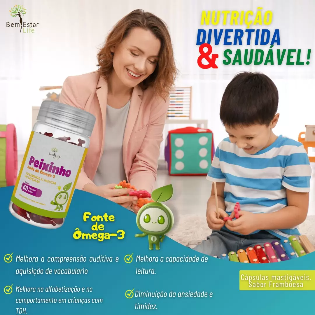 OMEGA 3 PEIXINHO 60 CAPS.