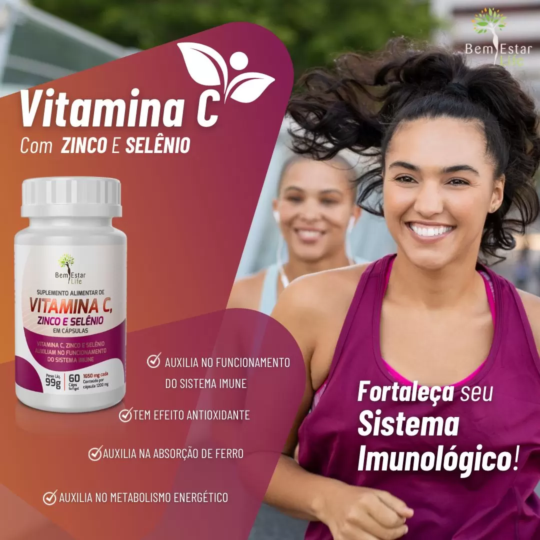 VITAMINA C, ZINCO E SELENIO -30 CAPS 