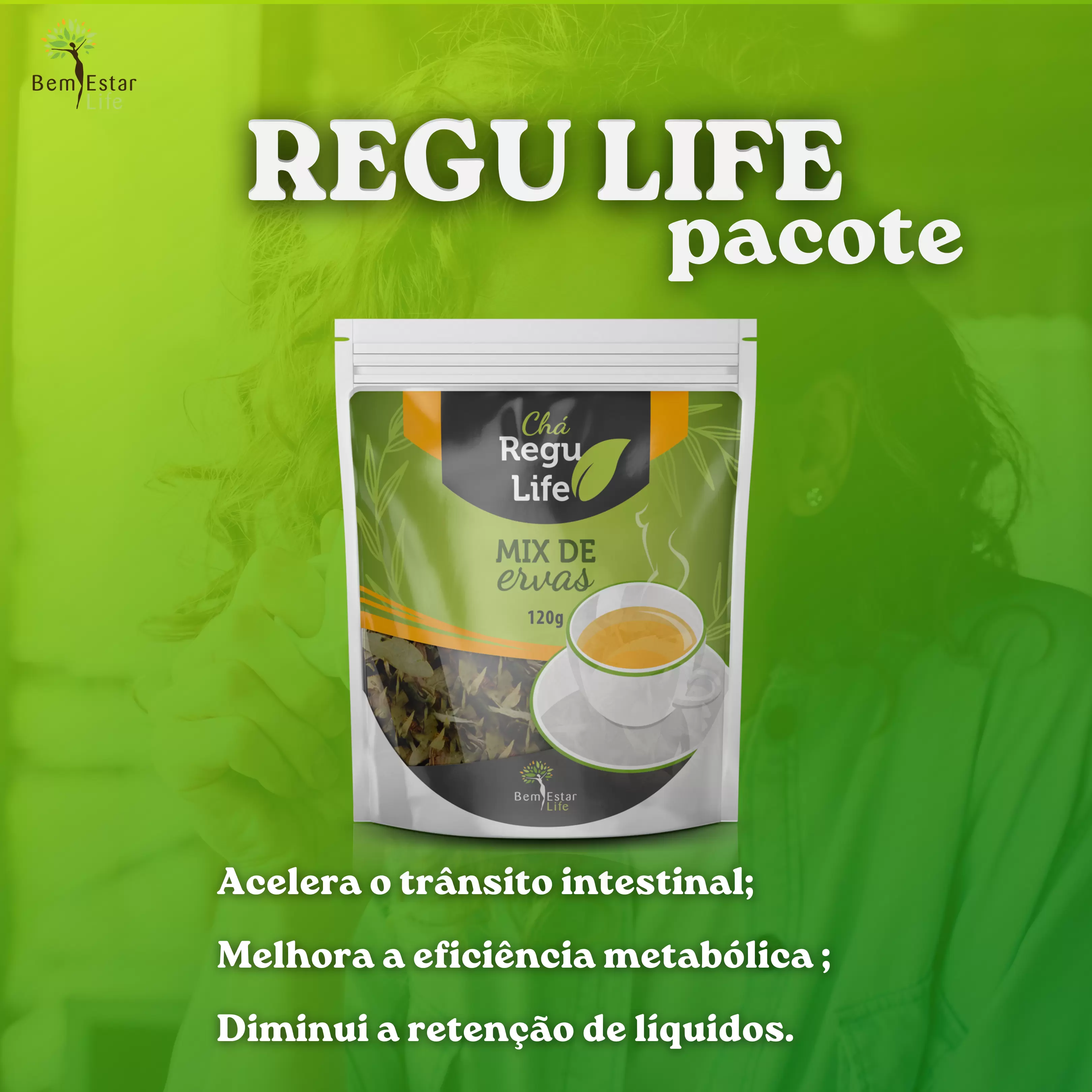 CHÁ REGU LIFE 120 GRAMAS